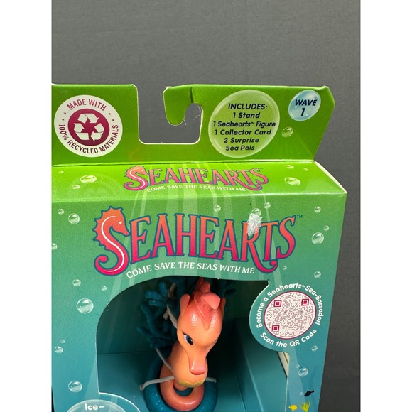 Breyer Seahearts Reed Seahorse Wave 1 Figure Collector Card 2 Surprise Sea Pals - Picture 2 of 6